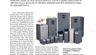 KGK TEKNOLOJİSİNDE TÜRKİYE VE DÜNYADA İLKLERE İMZA ATAN FİRMAYIZ