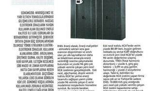 ÇEYREK ASIRDIR YÜZDE YÜZ YERLİ ÜRETİM YAPAN BİR TEKNOLOJİ FİRMASIDIR